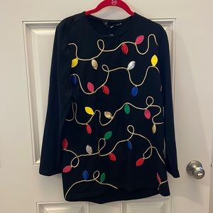 Holiday Long Sleeve Tunic- Small- NWT